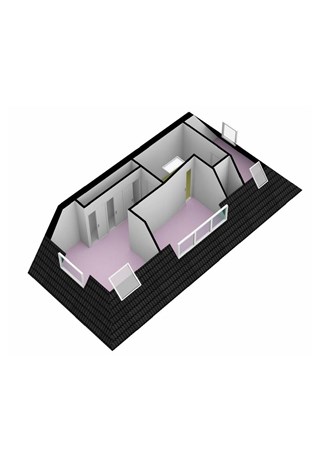 Floorplan - Zandstraat 5BIS, 3901 CH Veenendaal